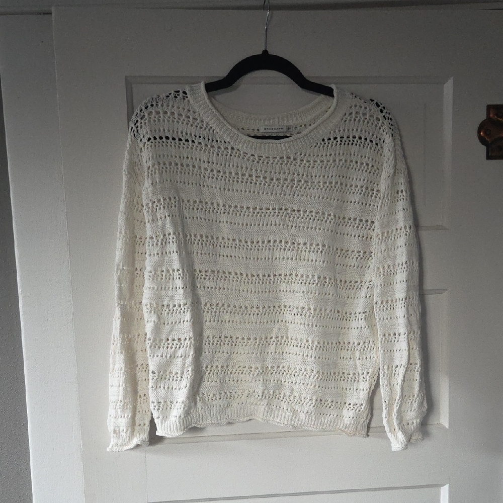 Staccato Cream Knit Sweater